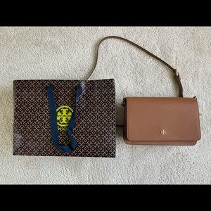 Tory Burch Emerson Cognac Cross-body